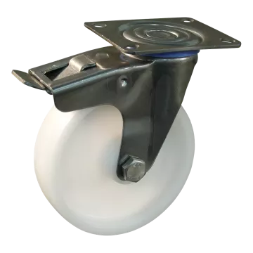 Schwenkrad mit Bremse 100mm  Produktnummer:  0811010 Henkelman
