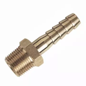 Schlauchstutzen Messing 6mm x R1/8' Produktnummer: 0262005 Henkelman