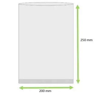 Schlauchbeutel PA/PE 200x250mm, 90 my Produktnummer : 80013