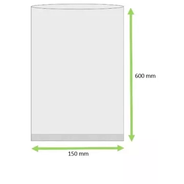 Worek rękawowy PA/PE 150x600mm, 90 my Numer produktu : 800107