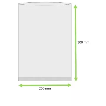 Schlauchbeutel PA/PE 200x300mm, 90 my  Produktnummer : 80014