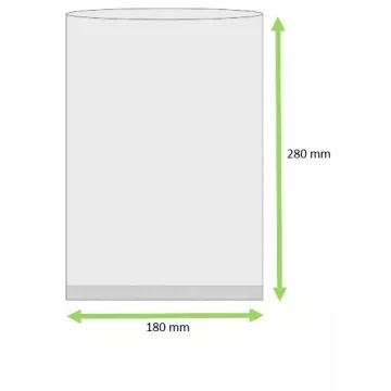 Worek rękawowy PA/PE 180x280mm, 90 my Numer produktu : 182890