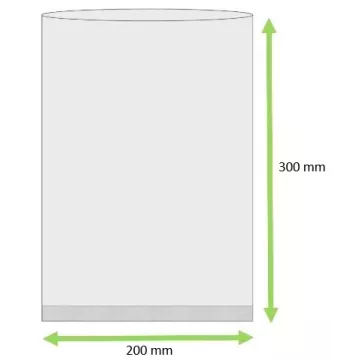 Schlauchbeutel PA/PE 200x300mm, 120 my  Produktnummer : 2030120