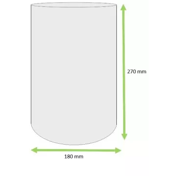 Schrumpfbeutel ASBC  180x270 mm RB, 45 my  Produktnummer : 202545
